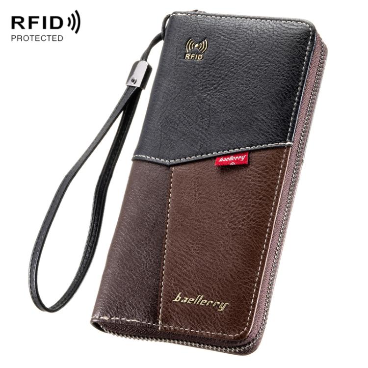 Baellerry C3165 Men Long Wallet Business RFID Anti-Theft Multi-Card Holder