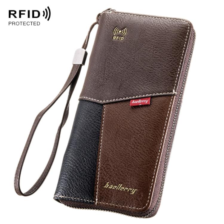 Baellerry C3165 Men Long Wallet Business RFID Anti-Theft Multi-Card Holder