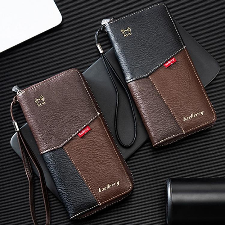 Baellerry C3165 Men Long Wallet Business RFID Anti-Theft Multi-Card Holder
