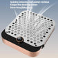 Nail dust collector with vented intake surface and dark base housing