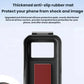 Waterproof phone holder with internal anti-slip rubber mat and touchscreen window