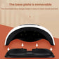 White and black nail LED curing lamp with removable base plate for cleaning