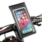 Bicycle/Motorcycle Waterproof Bag Phone Holder, F1-C Handlebar Mount, F1-M Rearview Mirror Mount