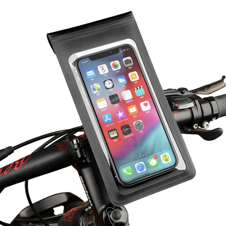 Bicycle/Motorcycle Waterproof Bag Phone Holder, F1-C Handlebar Mount, F1-M Rearview Mirror Mount