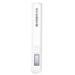 White handheld LED nail curing lamp with digital display and single-nail tip