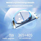 Close-up of clear LED lamp beads inside a handheld nail curing lamp head