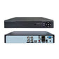 Hybrid security DVR recorder rear panel with BNC video ports and VGA/HDMI connectors
