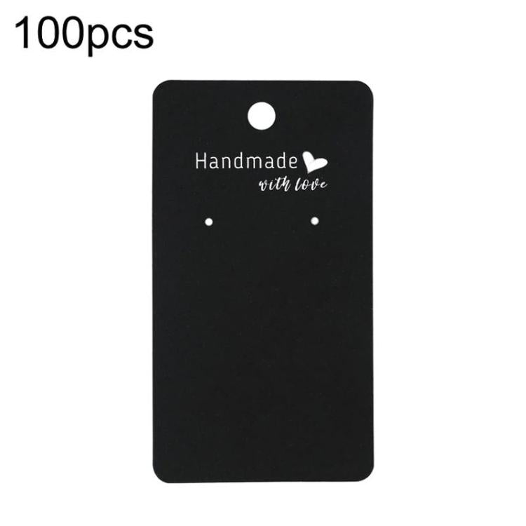 100pcs Earring & Necklace Display Card Jewelry Label