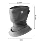WEST BIKING Winter Ear-Loop Face Mask Double Layer Fleece Windproof Neck Gaiter for Cycling, Free Size