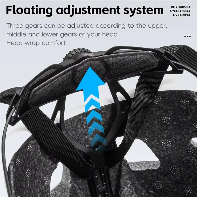 Youth helmet interior with adjustable straps and padding close-up
