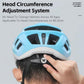 Youth helmet fit adjustment with inner headband and sizing dial