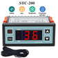 STC-200 Temperature Controller for Cold Storage & Chiller Units Cooling/Heating with Alarm Function, STC-200  220V