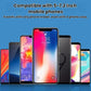 Universal phone clamp mount compatible with 5 to 7.2 inch mobile phones