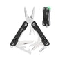 Black NexTool S11 mini multi-tool with folding pliers and blades, wire cutters visible