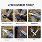 Blue NexTool S11 mini multi-tool accessories extended: screwdriver, scissors, bottle opener, knife