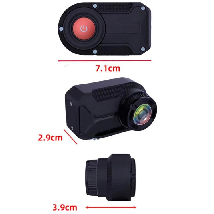 M1 IP66 Waterproof WIFI Motorcycle Dash Camera 2K HD Portable Recorder, M1