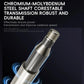 Bicycle lock pedal metal shaft and threaded end with branded black base