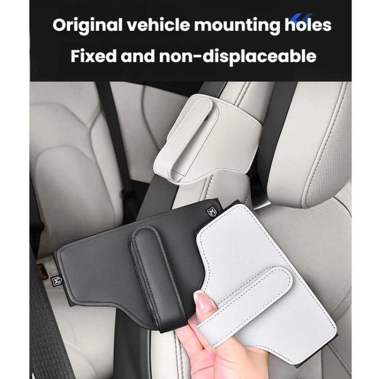 Car seat belt shoulder pad positioner set, dark and light padded covers with stitched center