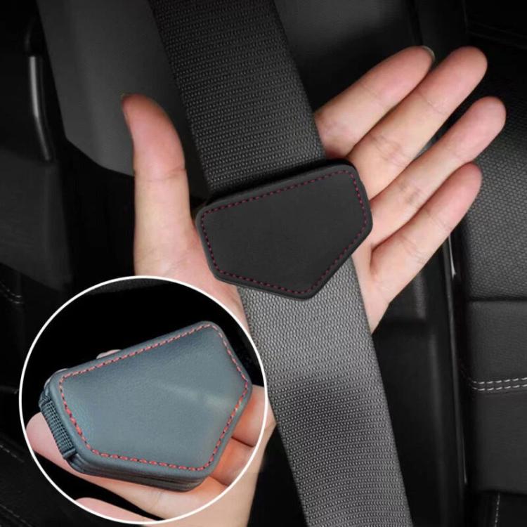 2pcs Magnetic Car Seat Belt Tension Adjustment Fixing Limiter