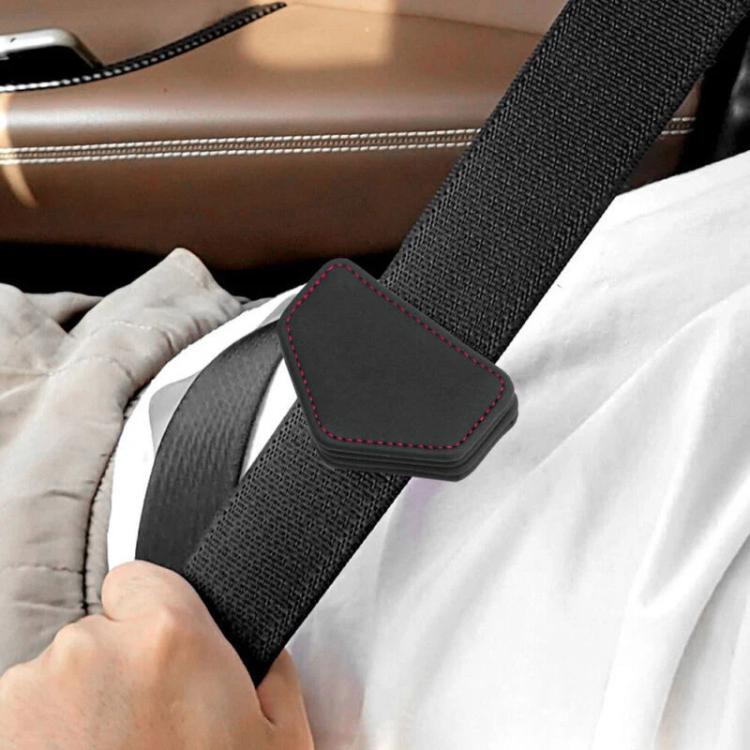2pcs Magnetic Car Seat Belt Tension Adjustment Fixing Limiter