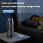 Quiet portable insulin cooling cup on a table with digital temperature panel