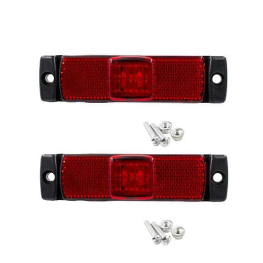 LMYB021 2pcs 12V / 24V Truck LED Signal Light Side Marker Light