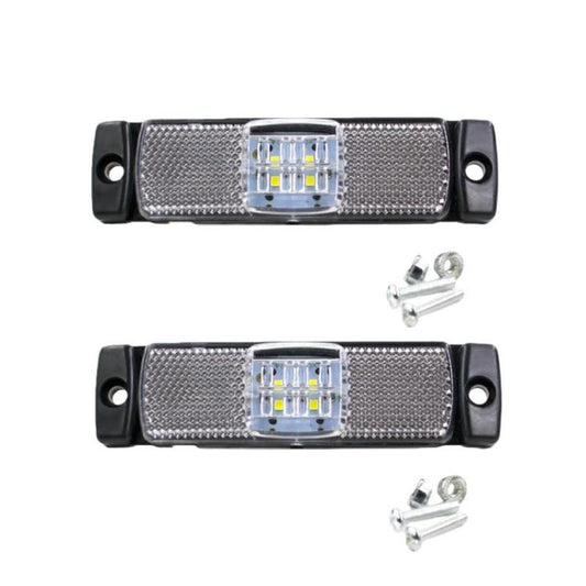 LMYB021 2pcs 12V / 24V Truck LED Signal Light Side Marker Light