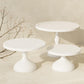 3-Piece Cake Stand Set for Wedding Dessert Table Tiered Serving Plates 30/25/20cm