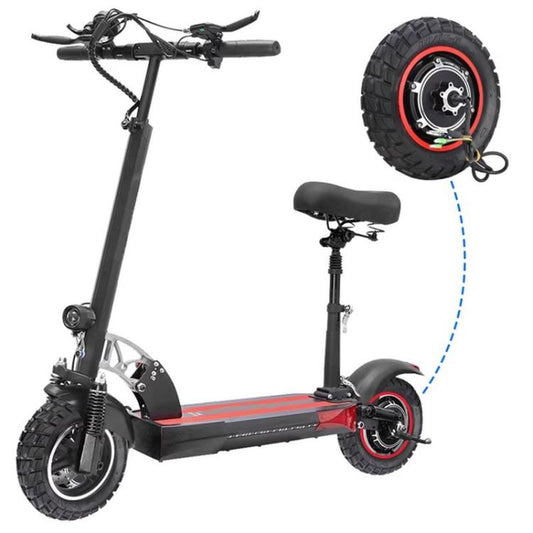 For KUGOO M4 / M4 PRO Electric Scooters Inflatable Off-Road Tire With Rear Wheel Motor Hub, 500W, 800W