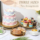 Elegant Tiered Cake Stand Set 3 Stackable Dessert Trays for Wedding & Party Display 30/25/20cm