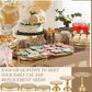 Elegant Tiered Cake Stand Set 3 Stackable Dessert Trays for Wedding & Party Display 30/25/20cm