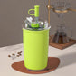 316 Stainless Steel Insulated Coffee Cup Vacuum Double-Wall Straw Cup, 300ml