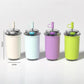 316 Stainless Steel Insulated Coffee Cup Vacuum Double-Wall Straw Cup, 300ml