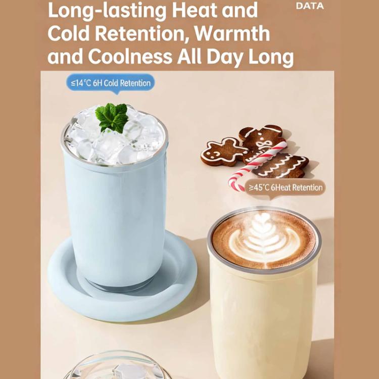 316 Stainless Steel Insulated Coffee Cup Vacuum Double-Wall Straw Cup, 300ml