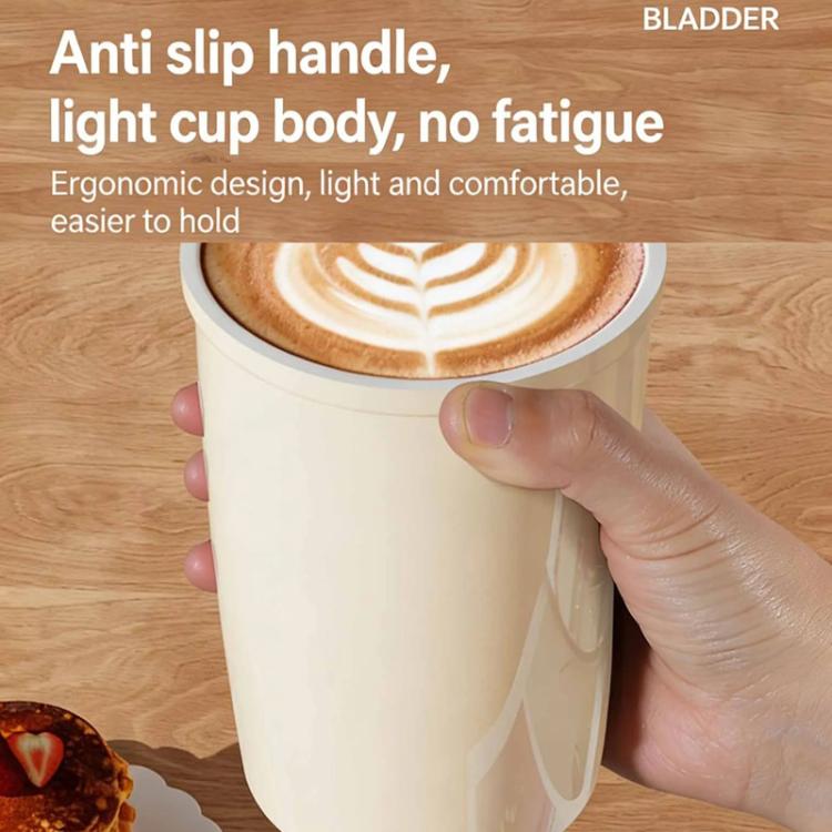 316 Stainless Steel Insulated Coffee Cup Vacuum Double-Wall Straw Cup, 300ml