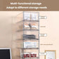Transparent Thickened Storage Box Stackable Drawer-Style Desktop Organizer, Small, Large, Extra Large