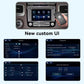 Wireless CarPlay module UI screenshots with connectivity and Bluetooth menus