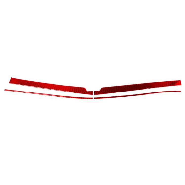 Kia Sportage NQ5 dashboard trim strip, red trim with textured V-shaped center