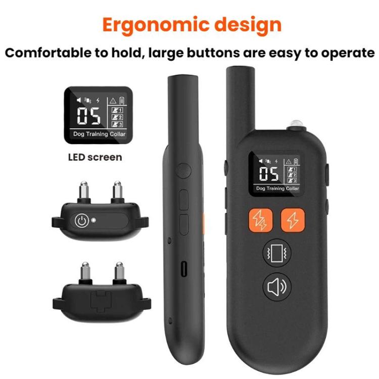PaiPaitek 2 in 1 Waterproof Dog Training Collar For Pets