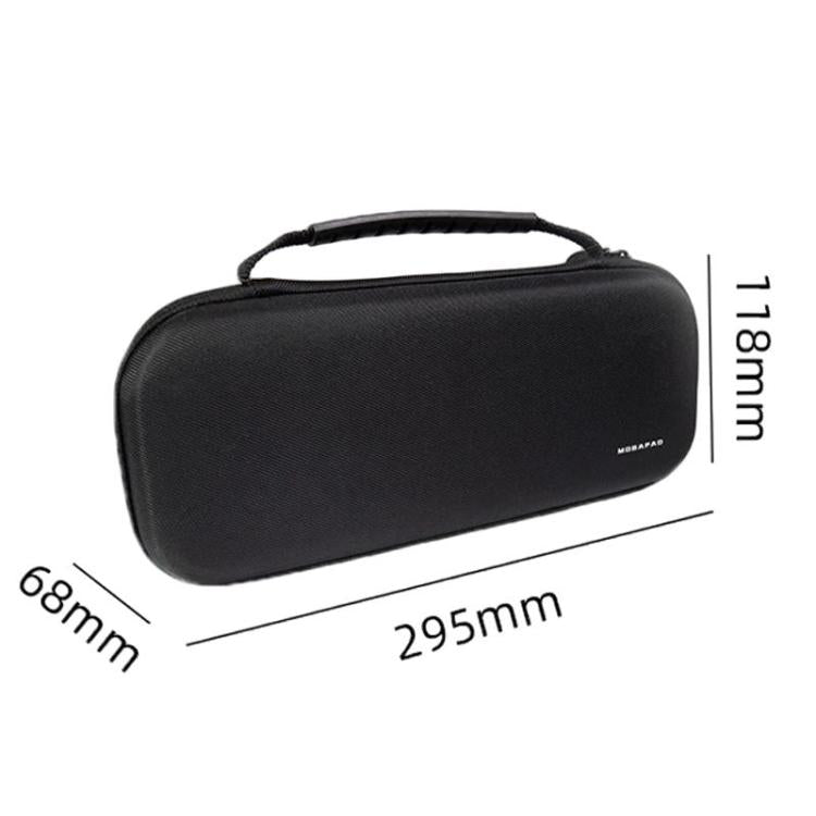 Black Switch organizer case with handle; 295mm x 68mm x 118mm size