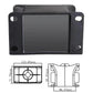 Waterproof reversing alarm control module with rectangular front window