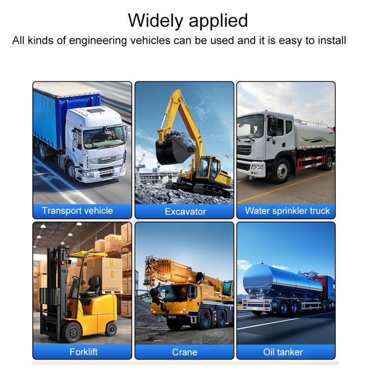 Packaging insert showing vehicle application examples in six panels