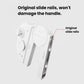 White controller charging grip with original-style slide rails for secure attachment
