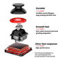 Wireless game controller button mechanism with modular components and switch parts