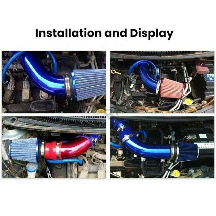 76mm Automotive Modified Aluminum Alloy Intake Pipe
