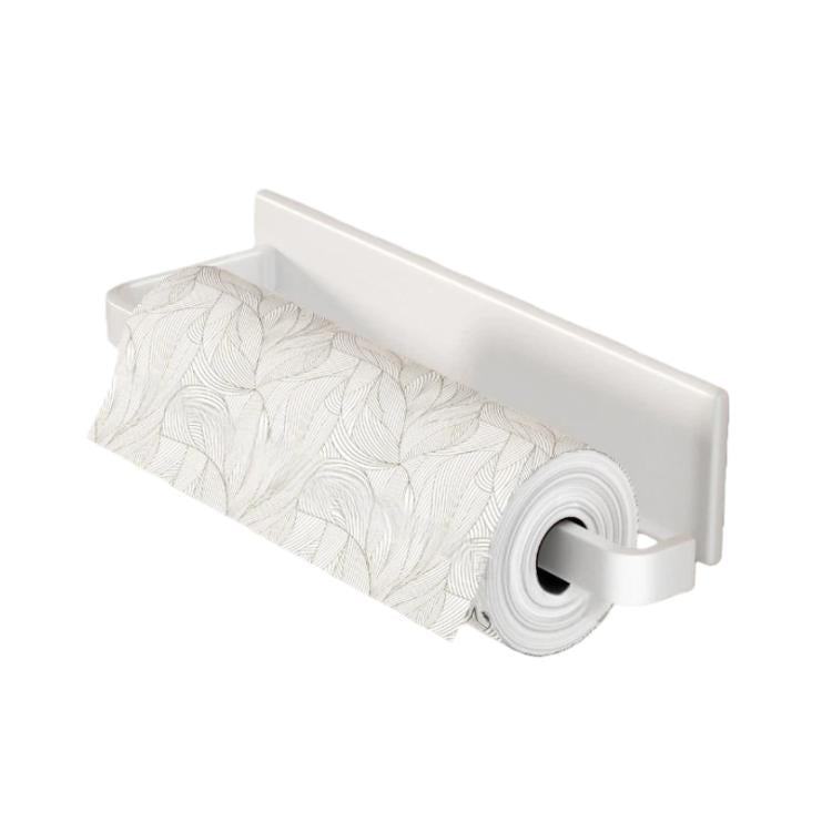 Magnetic Wall-Mounted Paper Towel Holder Organizer for Kitchen Wrap, Foil, and Plastic Bag Dispenser