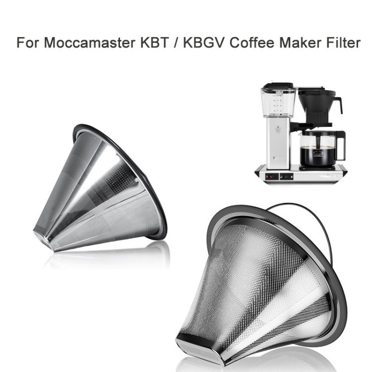 Stainless Steel Filter For Moccamaster KBT / KBGV Coffee Maker, Single Layer, Double Layer