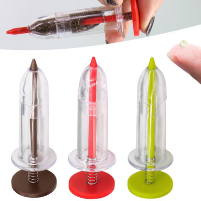 3pcs Garden Bonsai Syringe-Type Seed Planter Handheld Planting Seedling Tool