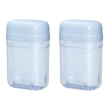 2pcs Sealed Soap Box With Lid Drainage Portable Storage Container