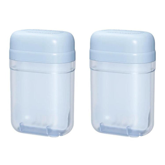 2pcs Sealed Soap Box With Lid Drainage Portable Storage Container
